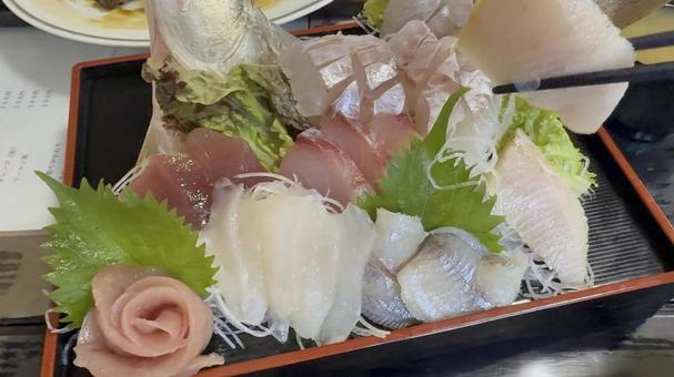 刺し身の盛り合わせ 刺し身,盛り合わせ,活き造りの写真素材