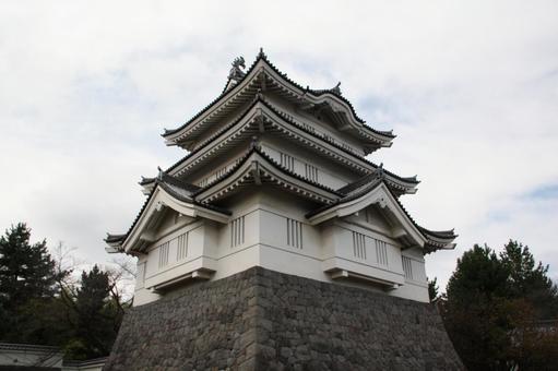 忍城御三階櫓 忍城御三階櫓 忍城,忍城址,忍城御三階櫓の写真素材