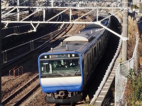 Photo, e235 system, e235 series 1000 units, yokosuka line, 