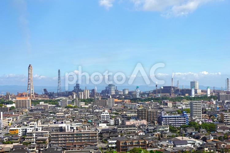 大分市の街並み 大分市街,街並み,景観の写真素材