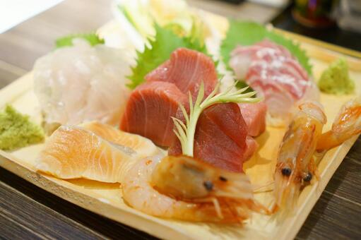 日本食 新鮮な海鮮 刺身の盛り合わせ  刺身,盛り合わせ,日本食の写真素材