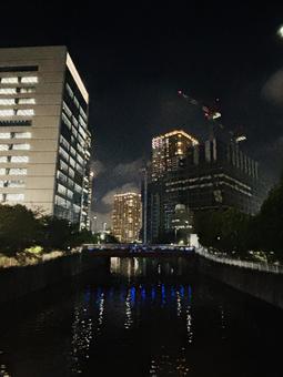 品川区大崎 大崎,品川区,目黒川の写真素材