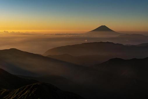 富士山の景色の写真