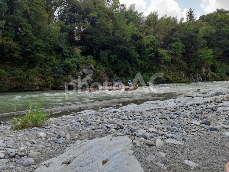 長瀞、川下り 長瀞,川下り,秩父の写真素材