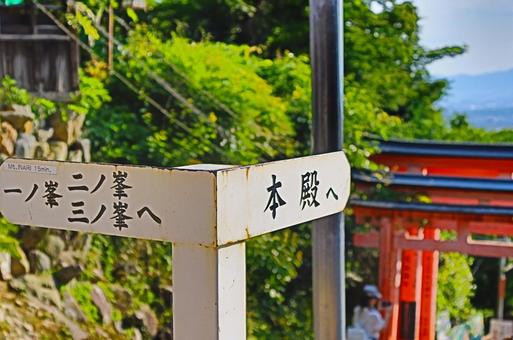 案内板 案内板の写真