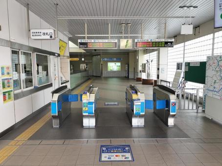 下飯田駅　改札口 改札口,ブルーライン,横浜市営地下鉄の写真素材