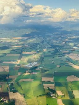 北海道風景(空撮) 北海道風景(空撮)の写真