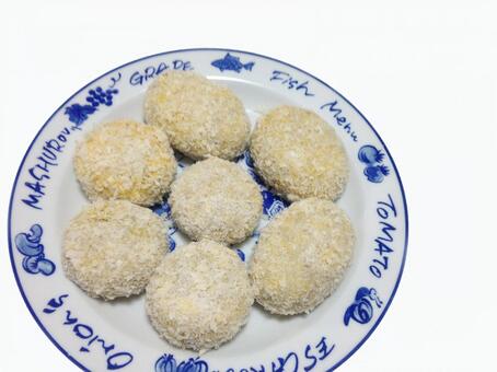 手作りミートコロッケの素材 ミートコロッケ,素材,手作りの写真素材