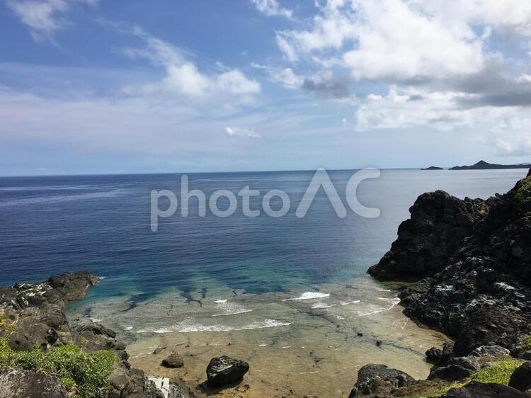 石垣島の海 海,青空,石垣島の写真素材