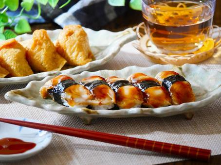うなぎの握りずし.3 うなぎの握りずし.3 うなぎ,握りずし,寿司の写真素材