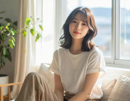 ２０歳代　日本人女性の写真