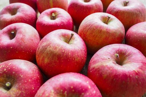 長野県産フレッシュりんご りんご,フルーツ,果物の写真素材