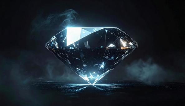 神秘の黒水晶の輝きの写真