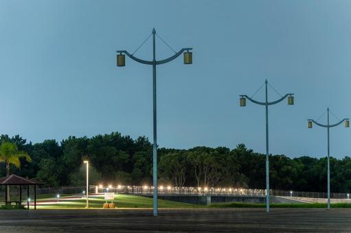 宮崎ポートパーク りんかいひなた橋 宮崎ポートパーク りんかいひなた橋 りんかいひなた橋,橋,公園の写真素材