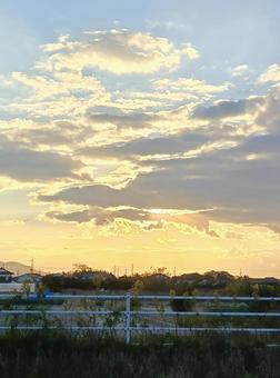 夕焼け 夕焼けの写真