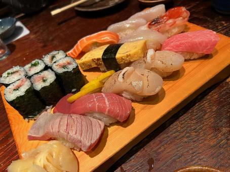 色とりどりの寿司 色とりどりの寿司 食べ物,魚,食事の写真素材