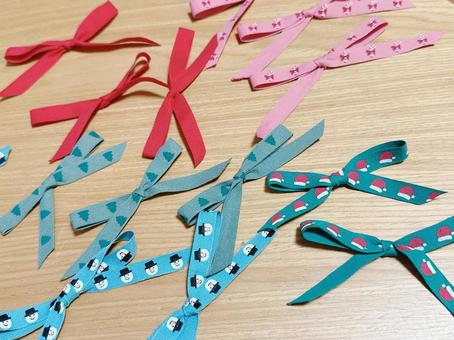 クリスマスリボン クリスマス,リボン,クリスマスカラーの写真素材