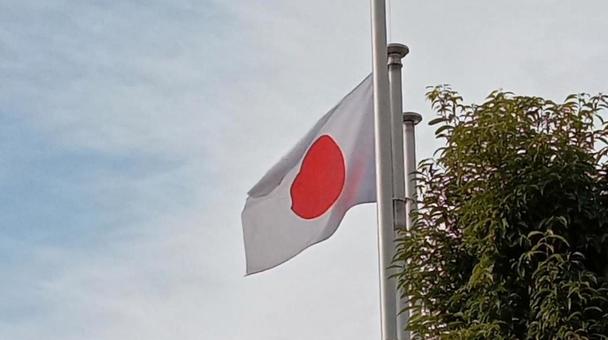 日本の国旗 日本の国旗の写真