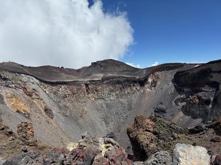 Mount Fuji crater, JPG