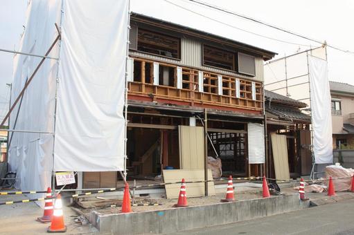 解体工事NM06 解体工事NM06 解体工事,家屋解体,住宅の写真素材