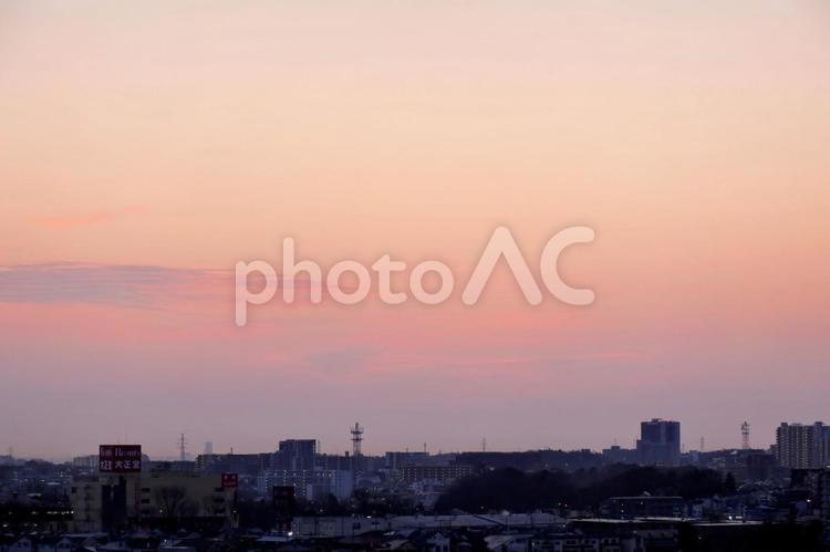 朝焼け　日の出　dawn  朝焼け,夜明け,朝焼け雲の写真素材