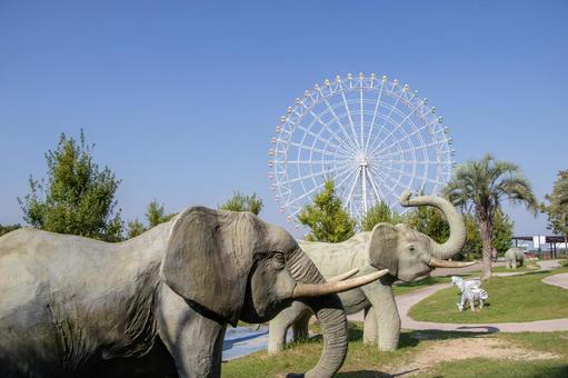 Moricoro Park Ferris Wheel Children's Square, JPG