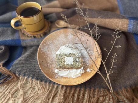 冬景色パウンド 冬景色,パウンドケーキ,ケーキの写真素材