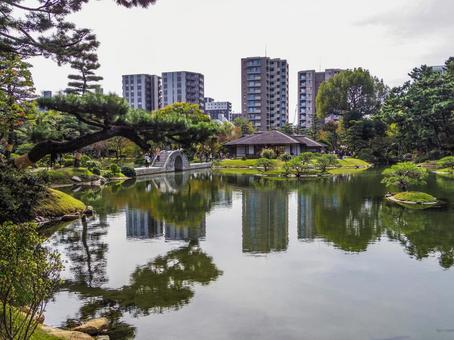 【広島県】広島市の縮景園 縮景園,広島県,広島市の写真素材