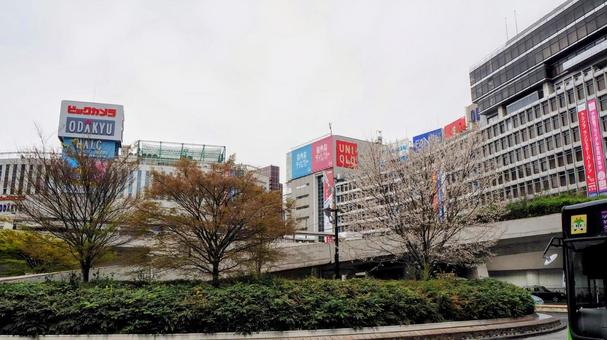 新宿駅西口駅前・2019年（新宿区） 新宿駅,西口,駅前の写真素材