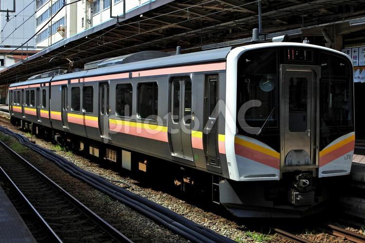 E129系 上越線停車中 e129系,jr東日本,上越線の写真素材