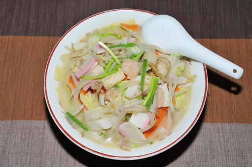 美味しそうな手作りチャンポン チャンポン,中華料理,中華の写真素材