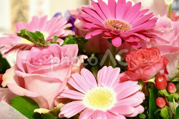 花束　フラワーギフト　バラ 花束,フラワーギフト,花の写真素材