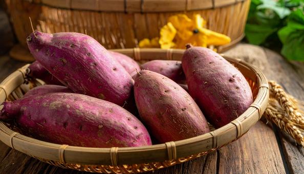 秋の味覚　 さつまいもの写真