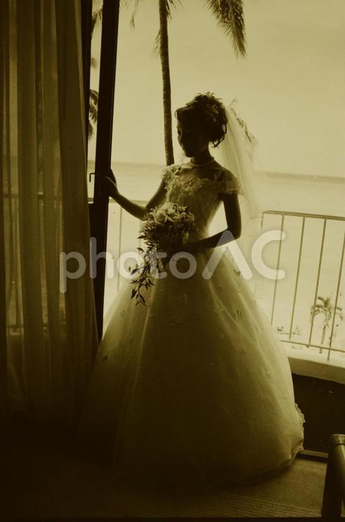 ウエディングのイメージ　新婦 ウエディング,結婚式,結婚の写真素材