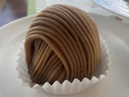 モンブラン モンブラン,ケーキ,生菓子の写真素材