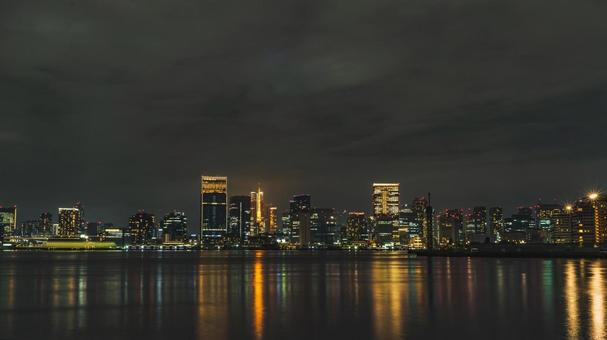豊洲の夜景 豊洲の夜景の写真