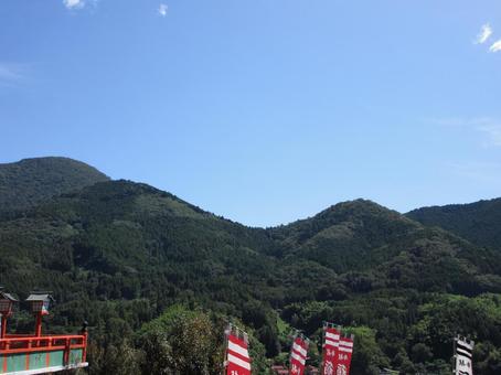 島根県-太鼓谷稲成神社からの風景 島根県-太鼓谷稲成神社からの風景 太鼓谷稲成神社,神社,日本五大稲荷の写真素材