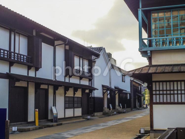 【長崎県】長崎市の出島 出島,長崎県,長崎市の写真素材