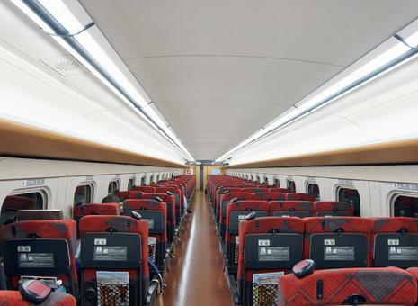 新幹線車内2 新幹線車内,新幹線,旅行の写真素材