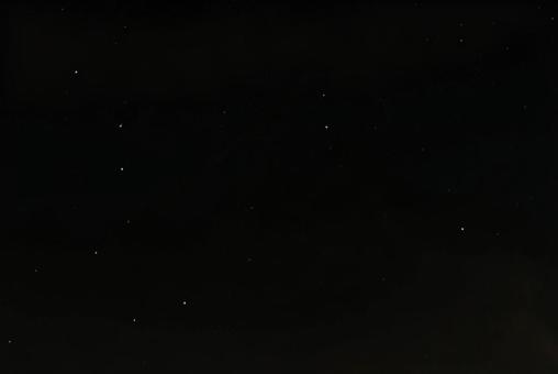 北斗七星と北極星 北斗七星と北極星の写真