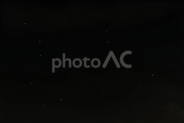 北斗七星と北極星 空,夜空,天体の写真素材