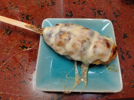 チーズつくね つくね,焼き鳥,チーズつくねの写真素材