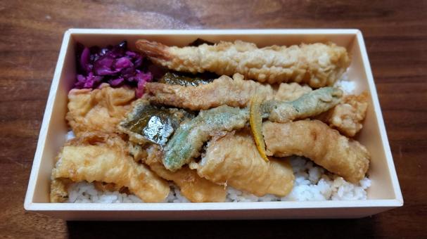 天丼弁当 天丼弁当 天丼弁当,弁当,天丼の写真素材