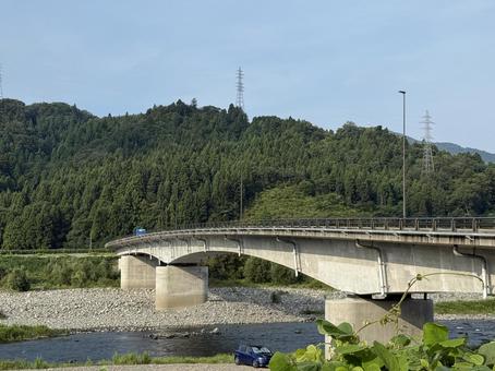 かつやま恐竜橋2 かつやま恐竜橋2 橋,恐竜渓谷かつやま,勝山の写真素材