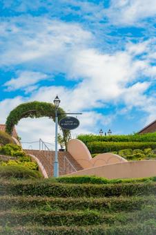 愛媛　今治タオル美術館の風景 タオル美術館,今治,外の写真素材