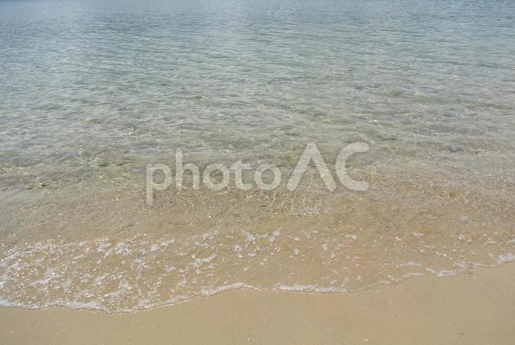 砂浜と海 海,砂浜,夏休みの写真素材