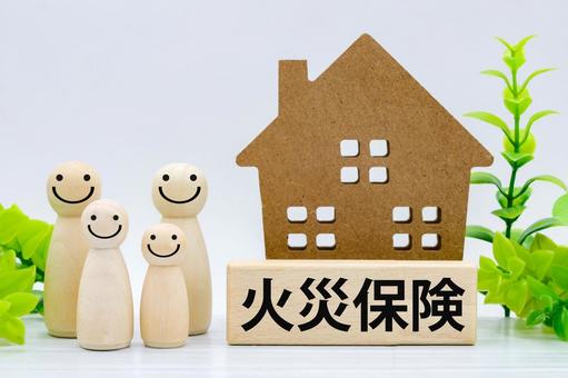家族と火災保険を考える 家族と火災保険を考える 火災保険,保障,備えの写真素材