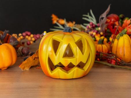 ハロウインのジャックオランタン ハロウィン,かぼちゃ,ジャックオランタンの写真素材