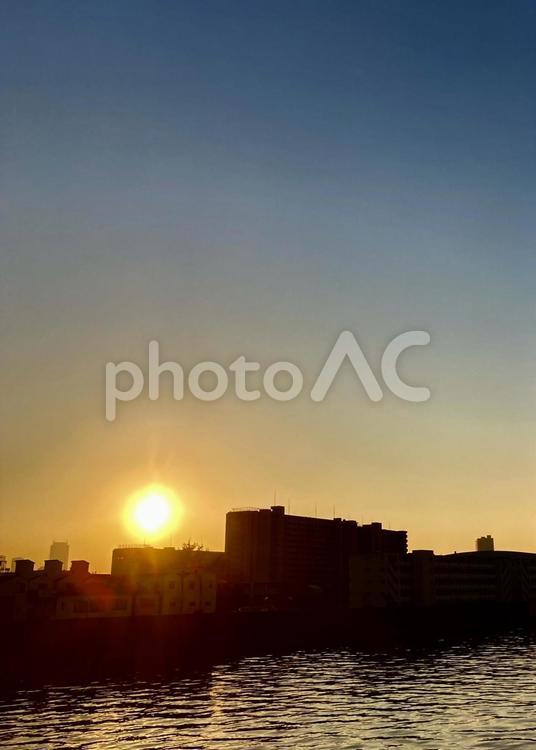 夕暮れ 夕暮れ,夕焼け,気象の写真素材