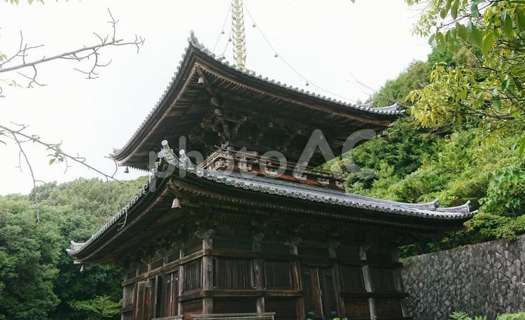 十番札所　切幡寺　大塔 四国,徳島県,八十八箇所の写真素材
